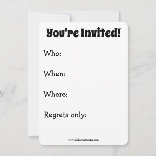 Funny Thanksgiving Humor "Cheap Wine" Uitnodiginge Kaart (Achterkant)