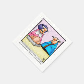 Funny Thanksgiving Humor Cocktail Napkins Servet (Hoek)