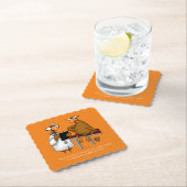 Funny Thanksgiving Humor Golden Perfection Kartonnen Onderzetters (Insitu)