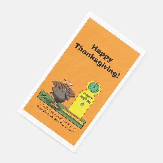 Funny Thanksgiving Humor Guest Towels Servet (Hoek)