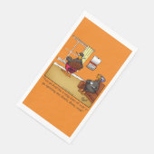 Funny Thanksgiving Humor Guest Towels Servet (Hoek)