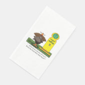 Funny Thanksgiving Humor Guest Towels Servet (Hoek)