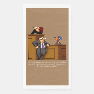 Funny Thanksgiving Humor Guest Towels Servet