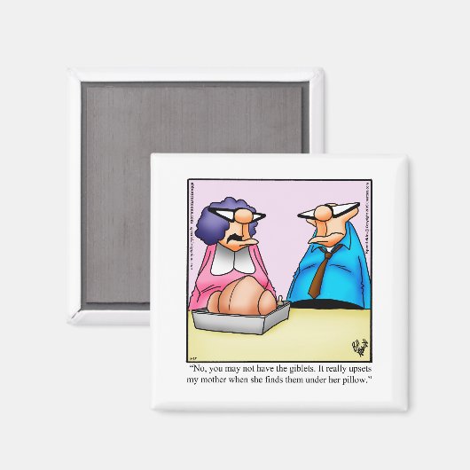 Funny Thanksgiving Humor Magnet (Voorkant / Achterkant)