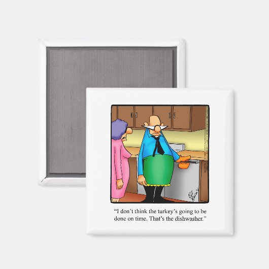 Funny Thanksgiving Humor Magnet (Voorkant / Achterkant)