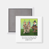 Funny Thanksgiving Humor Magnet Gift (Voorkant / Achterkant)