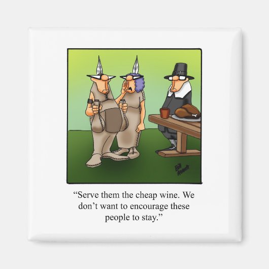 Funny Thanksgiving Humor Magnet Gift (Voorkant)
