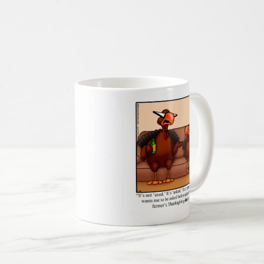 Funny Thanksgiving Humor Mok (Voorkant rechts)