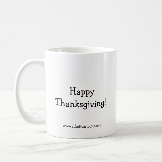 Funny Thanksgiving Humor Mok Gift (Links)