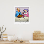 Funny Thanksgiving Humor Poster (Keuken)