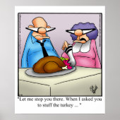 Funny Thanksgiving Humor Poster (Voorkant)