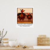 Funny Thanksgiving Humor Poster (Keuken)