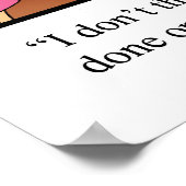 Funny Thanksgiving Humor Poster (Hoek)