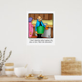 Funny Thanksgiving Humor Poster (Keuken)