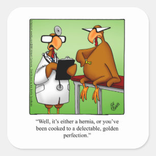 Funny Thanksgiving Humor Stickers