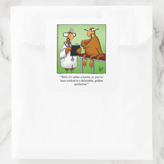 Funny Thanksgiving Humor Stickers (Tas)
