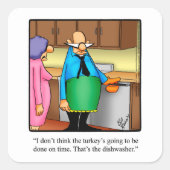 Funny Thanksgiving Humor Stickers (Voorkant)