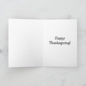 Funny Thanksgiving Humor Wenskaart Feestdagen Kaart (Binnen)
