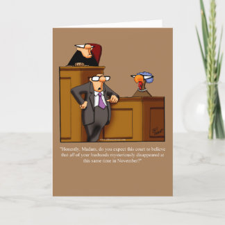 Funny Thanksgiving Humor Wenskaart Feestdagen Kaart