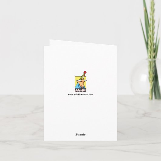 Funny Thanksgiving Humor Wenskaart Feestdagen Kaart (Achterkant)