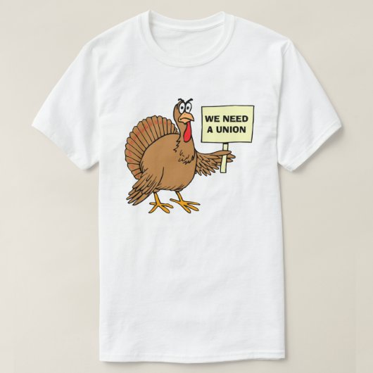 Funny Thanksgiving Joke Union Humor Organised Labo T-shirt (Design voorkant)