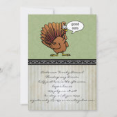 Funny Thanksgiving Kaart (Voorkant)