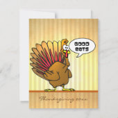 Funny Thanksgiving Kaart (Achterkant)