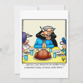 Funny Thanksgiving Kaart (Voorkant)