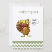 Funny Thanksgiving Kaart (Achterkant)