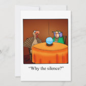 Funny Thanksgiving Kaart (Voorkant)