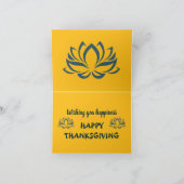 Funny Thanksgiving kalkoen Feestdagen Kaart (Binnen)