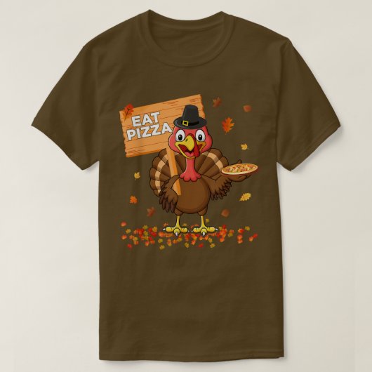 Funny Thanksgiving kalkoenkleding mannen Eat Pi T-shirt (Design voorkant)