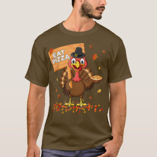 Funny Thanksgiving kalkoenkleding mannen Eat Pi T-shirt