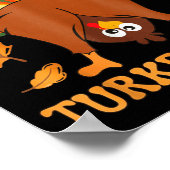 Funny Thanksgiving Kids Joke Meme Guess What Turke Poster (Hoek)