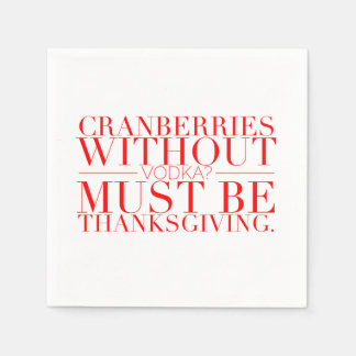 Funny Thanksgiving Napkins Servetten