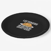 Funny Thanksgiving outfit Leftovers zijn geschikt Papieren Bordje (Gekanteld)