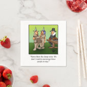 Funny Thanksgiving Party Napkins Servet (Insitu)