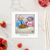 Funny Thanksgiving Party Napkins Servet (Insitu)