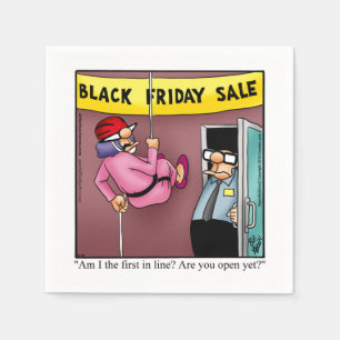 Funny Thanksgiving Party Napkins Servet