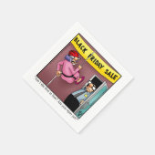 Funny Thanksgiving Party Napkins Servet (Hoek)