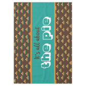 Funny Thanksgiving Pumpkin Pie Tafelkleed (Voorkant)