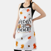 Funny Thanksgiving Quote Mijn Rollen zijn Zelfgema Schort (Insitu)