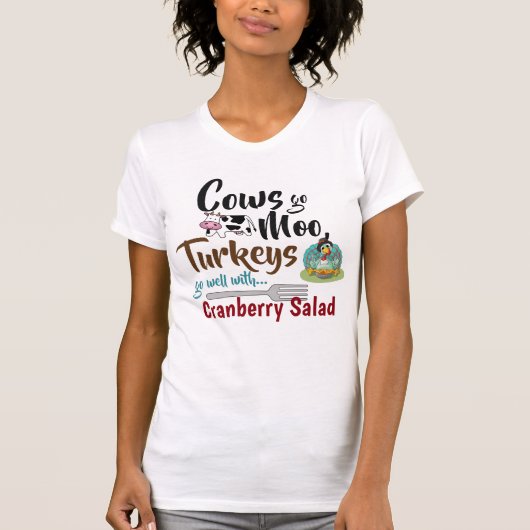 Funny Thanksgiving Shirten T-shirt (Voorkant)
