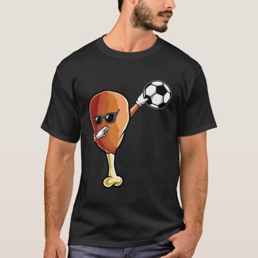 Funny Thanksgiving Soccer Team Player Coach Turkey T-shirt (Voorkant)