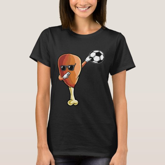 Funny Thanksgiving Soccer Team Player Coach Turkey T-shirt (Voorkant)