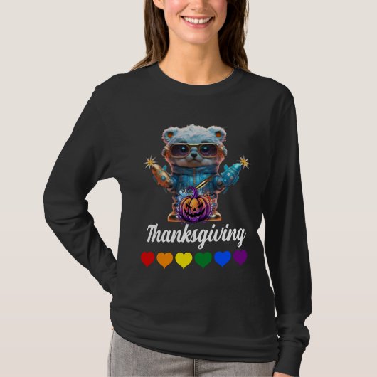 Funny Thanksgiving T-shirt (Voorkant)
