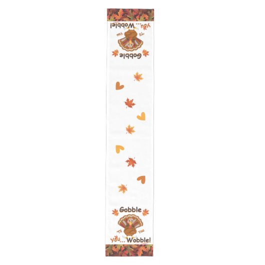 Funny Thanksgiving Table Runner Medium Tafelloper (Voorkant)