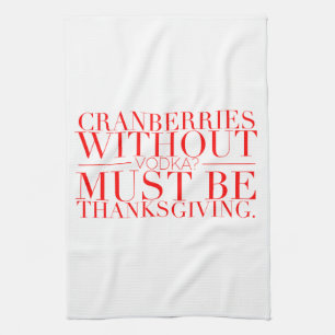 Funny Thanksgiving Towel Theedoek