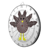 Funny Thanksgiving Turkey Dart Board Dartbord (Voorkant Rechts)