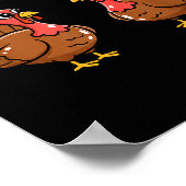 Funny Thanksgiving Turkey Design - What Are You Th Poster (Hoek)